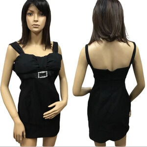 DR11 Ruby Rox Sexy date night black dress 3